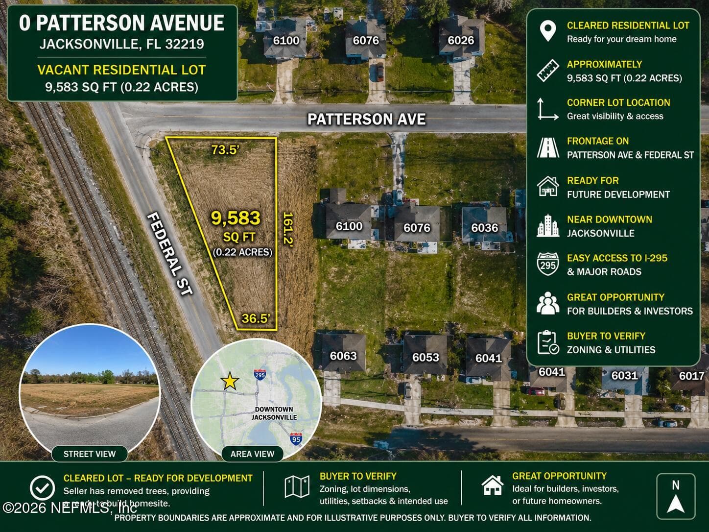 0 PATTERSON Avenue, Jacksonville, FL 32219, Jacksonville — exterior