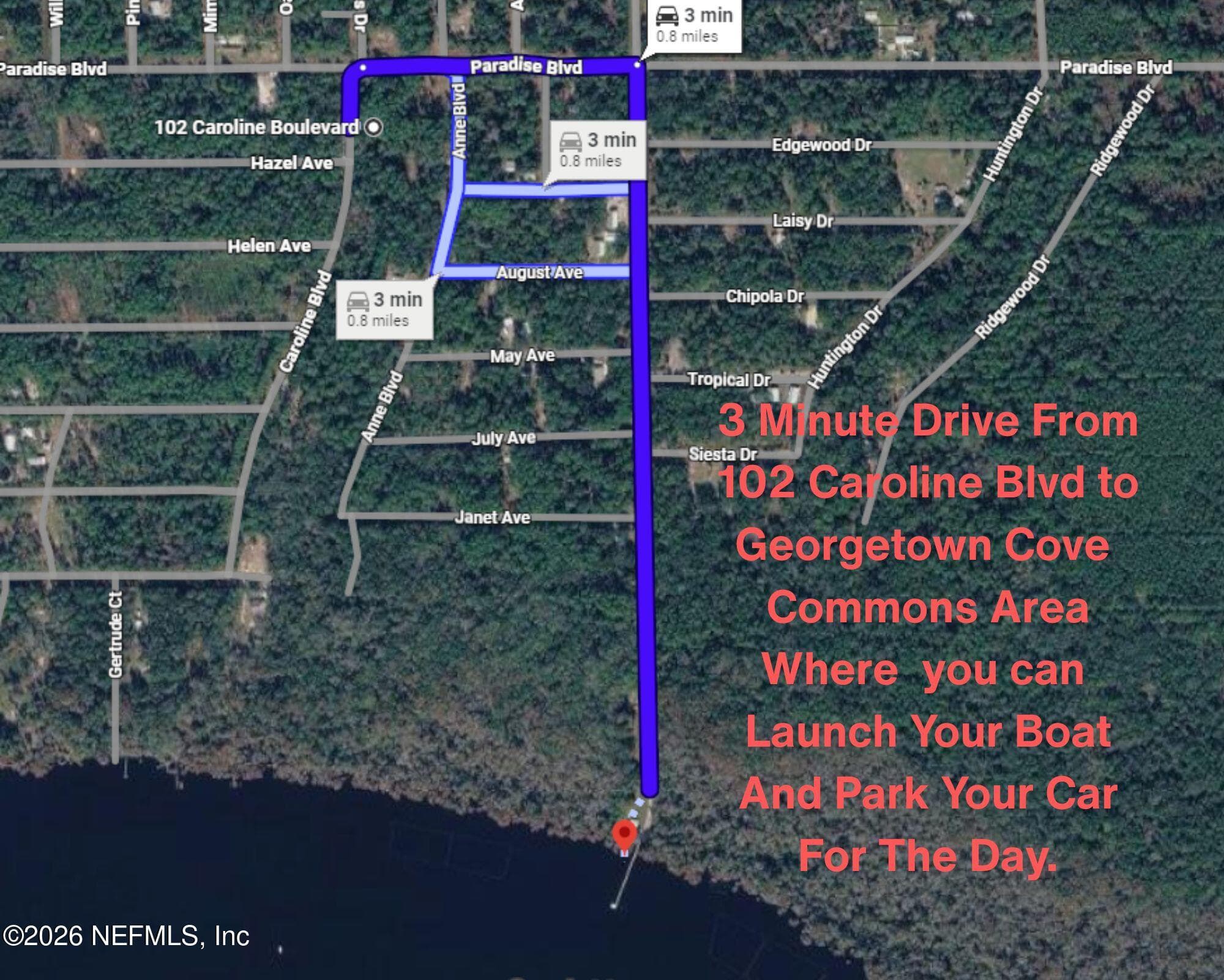 102 CAROLINE Boulevard, Georgetown, FL 32139, Georgetown — exterior