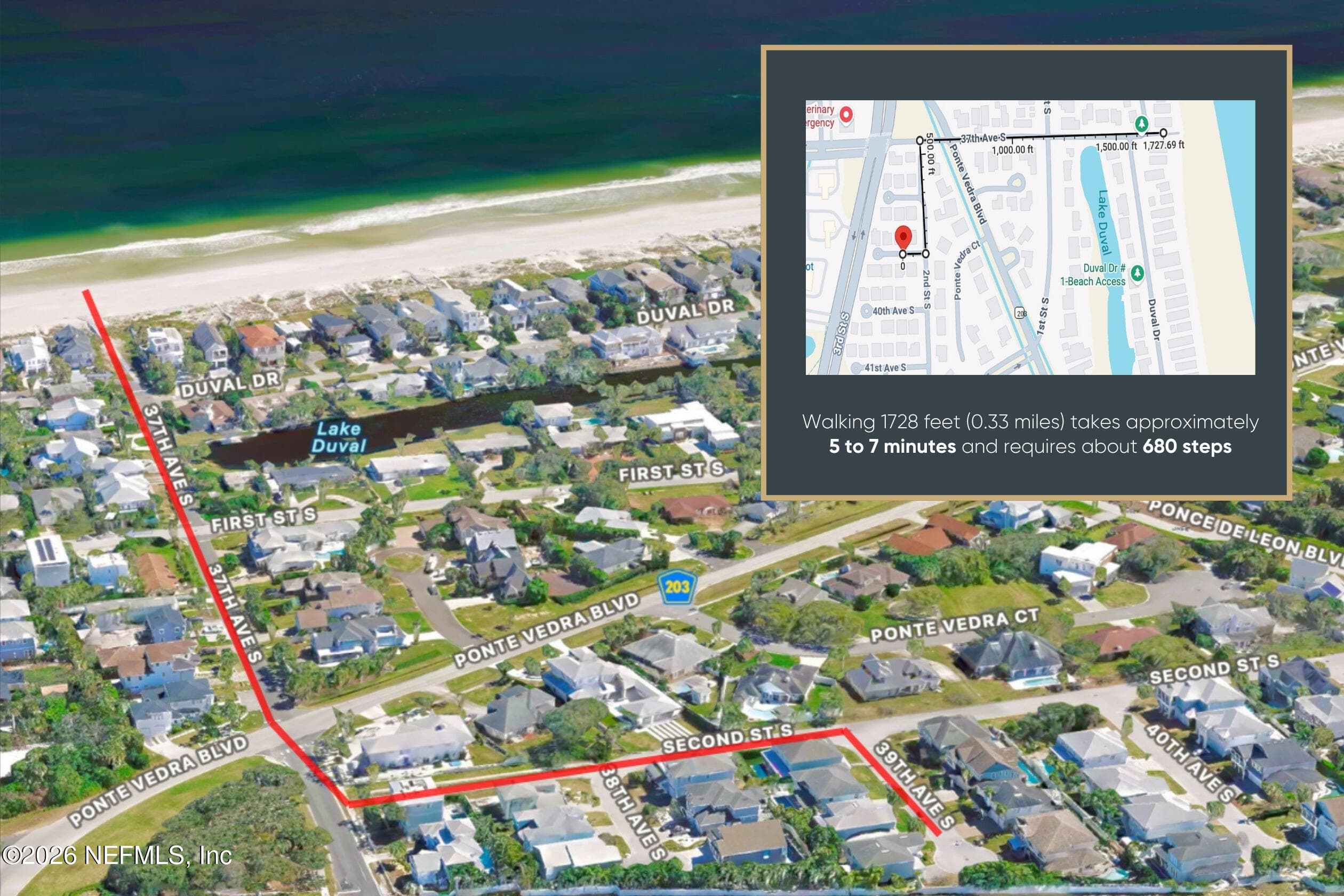 225 39TH Avenue S, Jacksonville Beach, FL 32250, Jacksonville Beach — photo 2