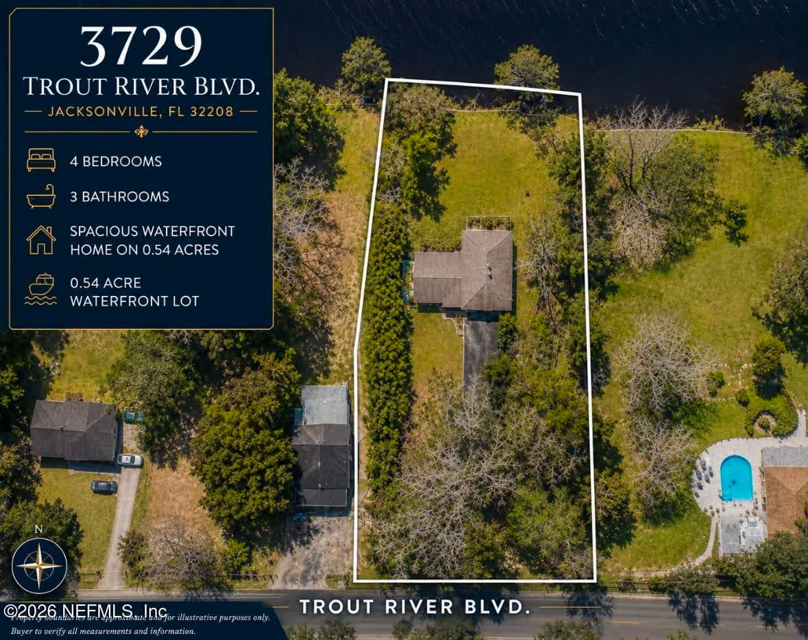 3729 TROUT RIVER Boulevard, Jacksonville, FL 32208, Jacksonville — exterior
