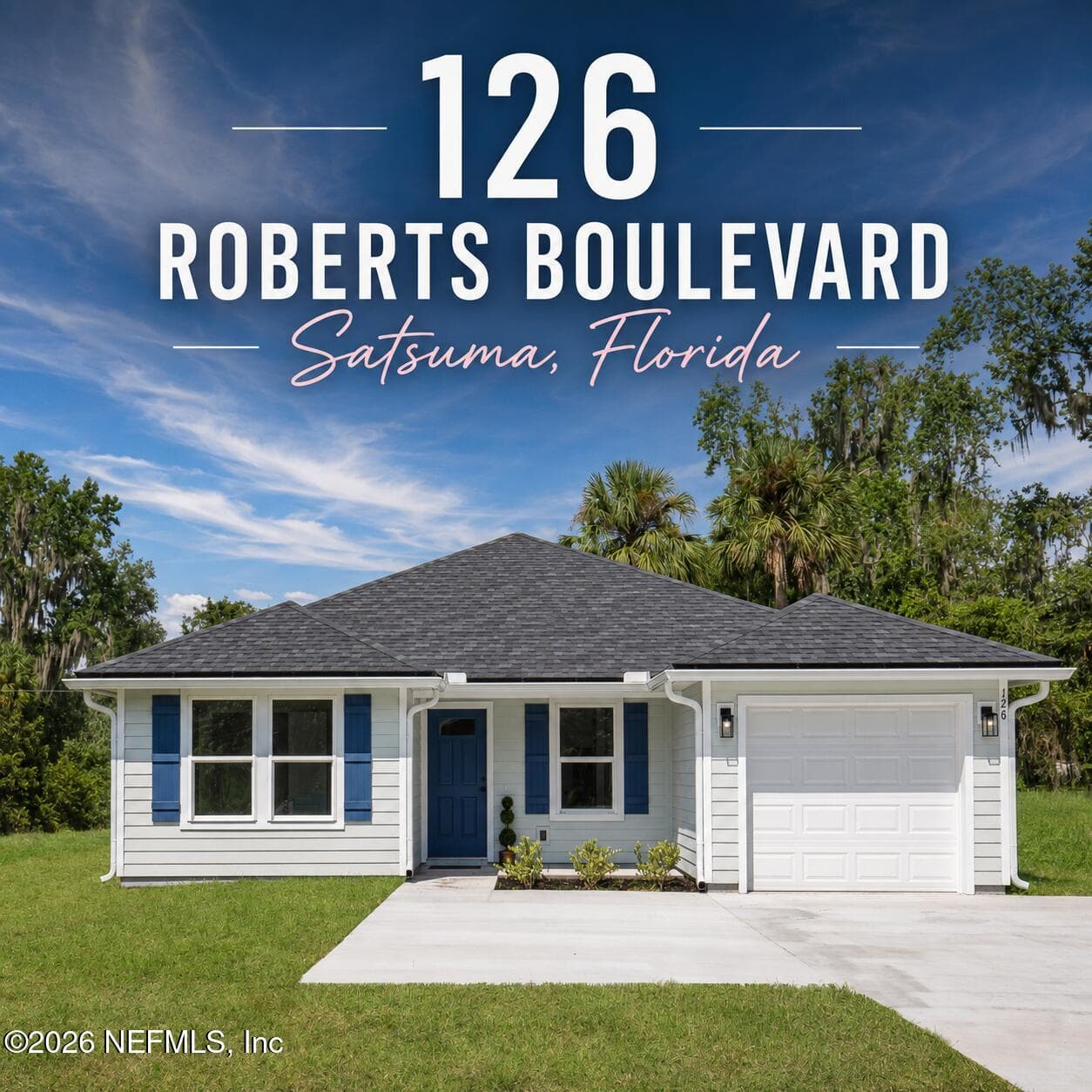 126 ROBERTS Boulevard, Satsuma, FL 32189, Satsuma — exterior