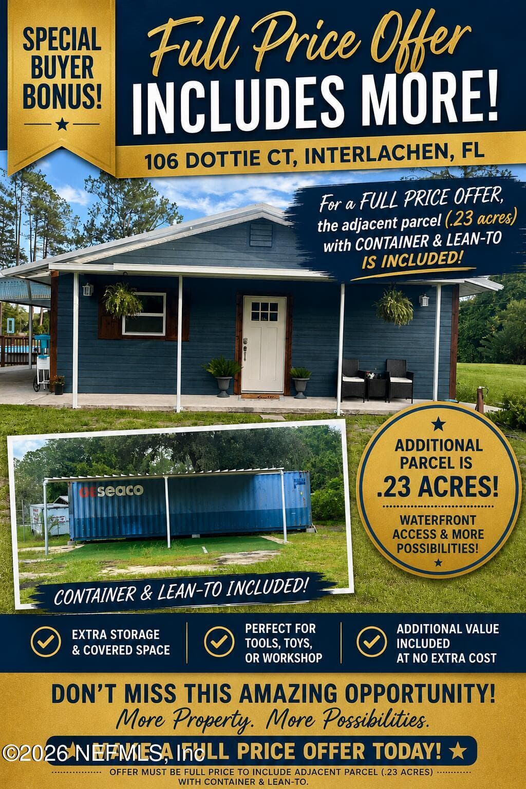 106 DOTTIE Court, Interlachen, FL 32148, Interlachen — exterior