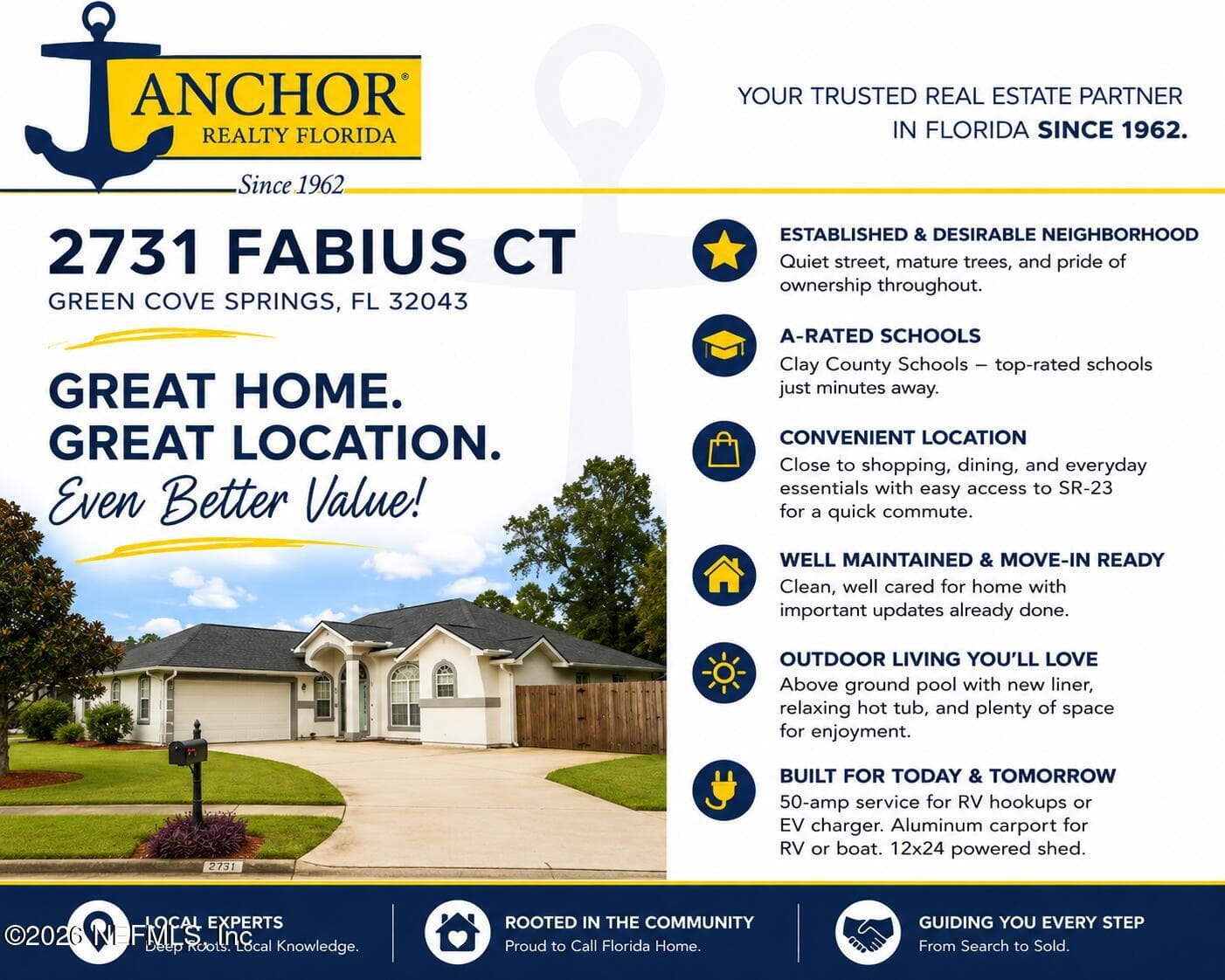 2731 FABIUS Court, Green Cove Springs — exterior